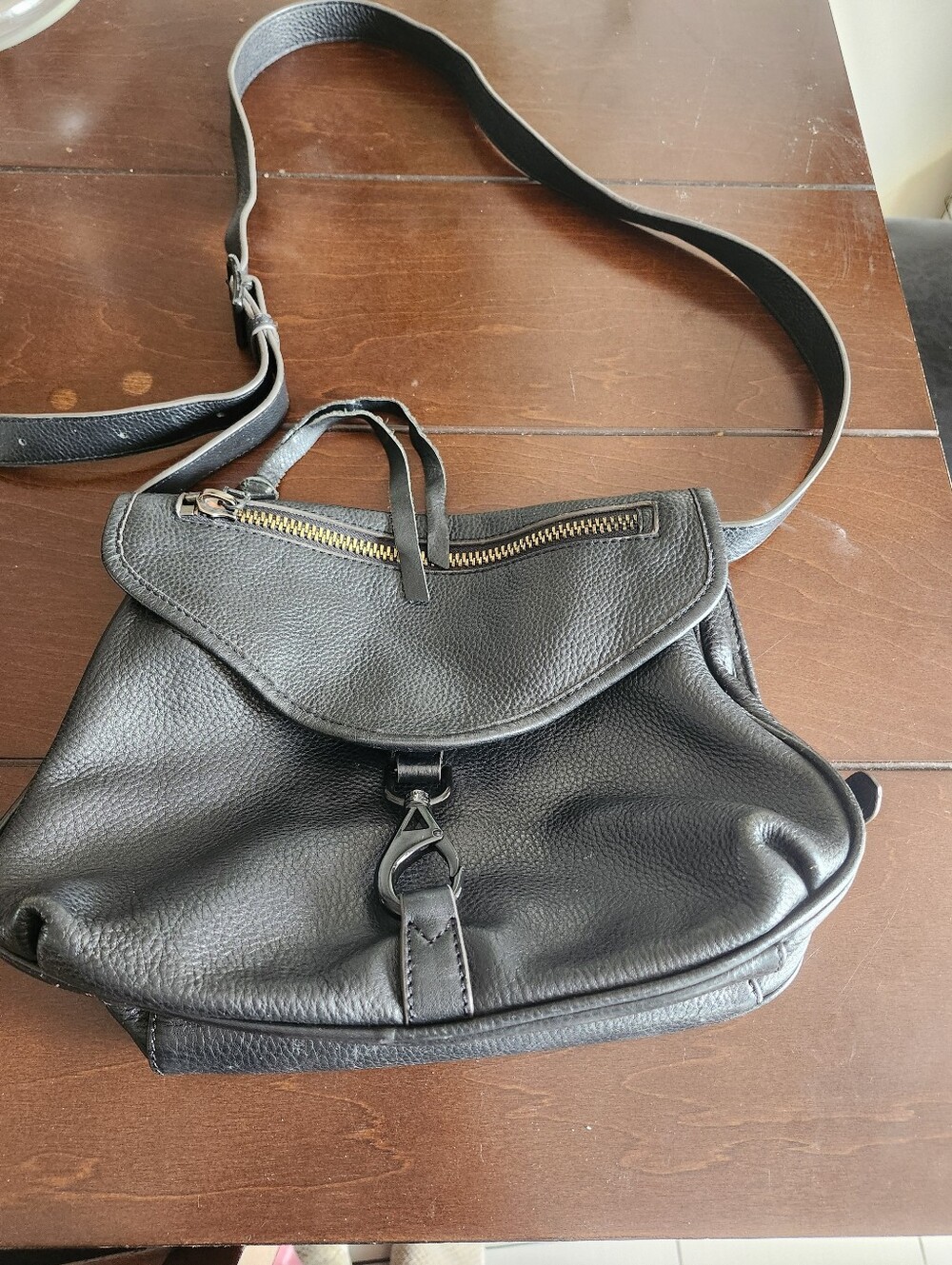 Aimee Krstenberg Black Leather Purse